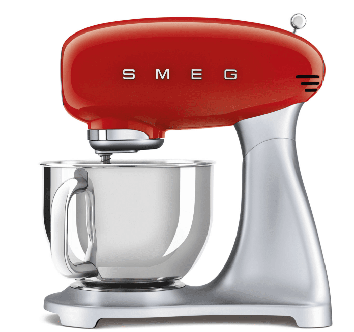 Smeg stand mixer on countertop