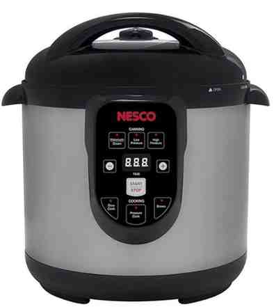 Compact electric pressure canner