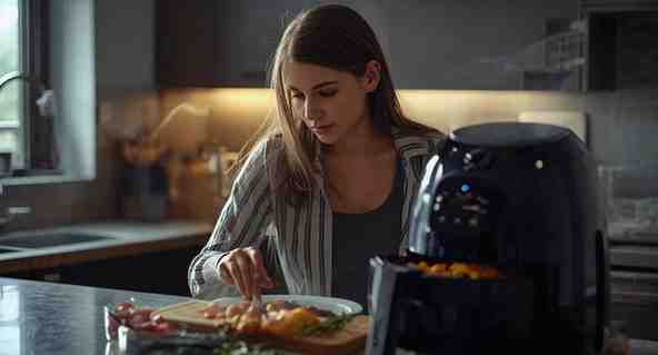 Air fryer without teflon