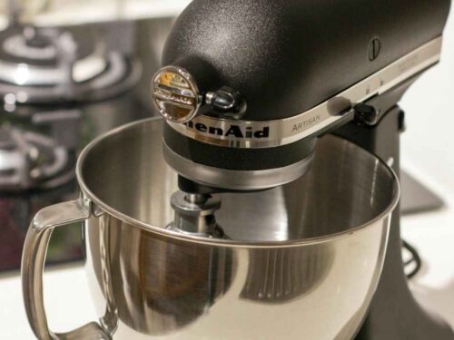 a stand mixer